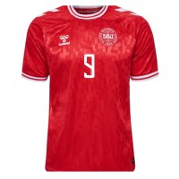 Maglie da calcio Danimarca Rasmus Hojlund #9 Prima Maglia Europei 2024 Manica Corta